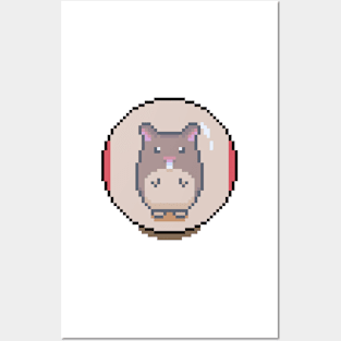 Pixel Hamster Posters and Art